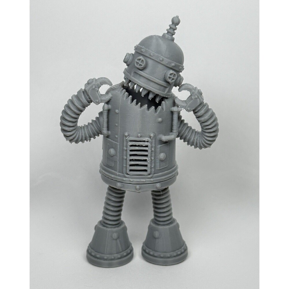 Robot Cracked Neck Robot 1950’s Style Paintable Toy